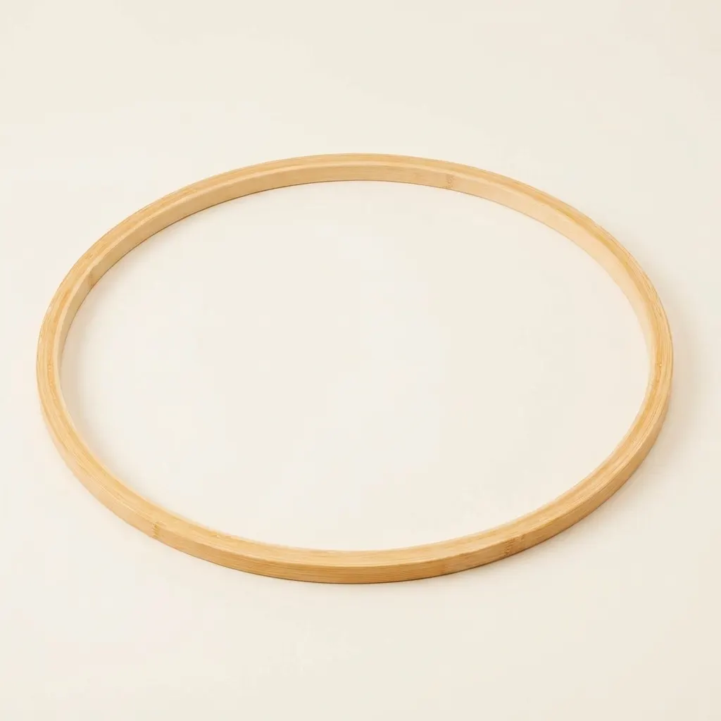 Hula Hoop: přírodní dřevo (45 cm) - Montessori Material | Faborino