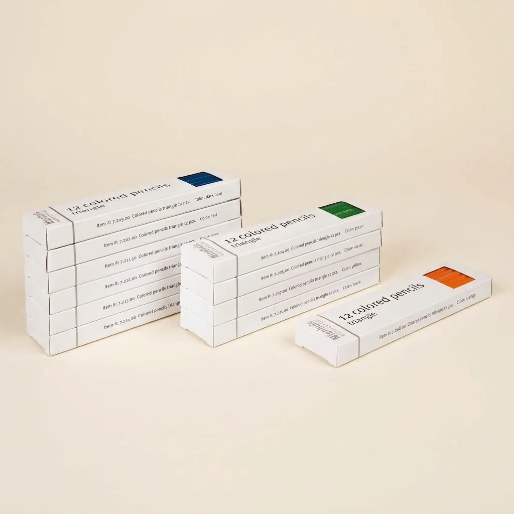 Sada barevných tužek: 11 barev pro kovové vložky - Montessori Material | Faborino