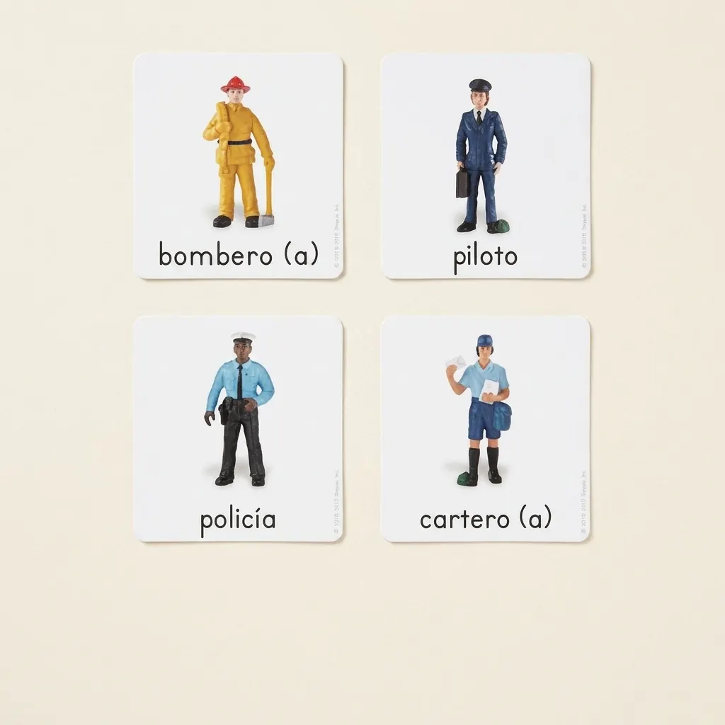 Pomocníci v komunitě: španělské vydání - Montessori Material | Faborino