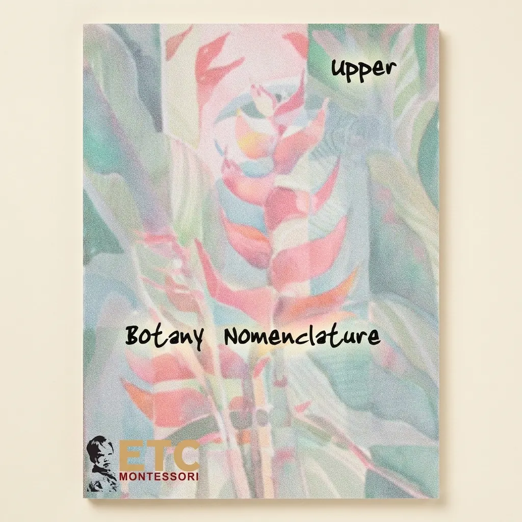 Botanické karty II.: pokročilá nomenklatúra rastlín - Montessori Material | Faborino