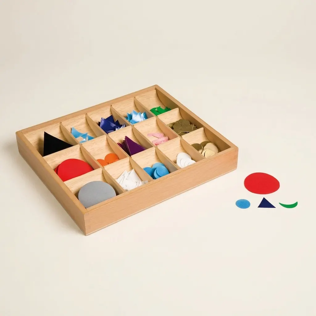 Krabička gramatických symbolů: úložiště papírových symbolů: Montessori pomůcka | Faborino