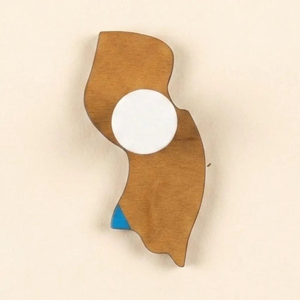 Puzzleteil USA: New Jersey: Montessori Material | Faborino
