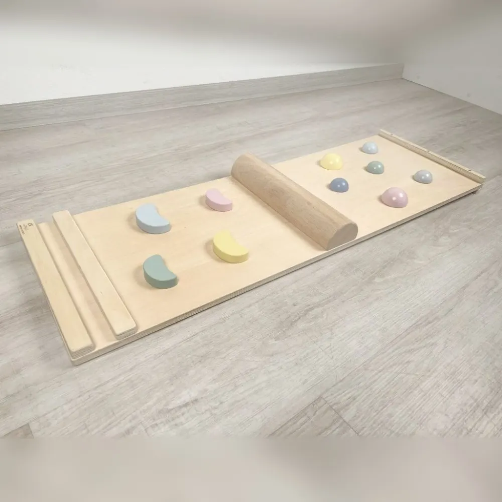 Montessori obojstranná doska 103,5 cm, pastel: fotka výrobcu 2