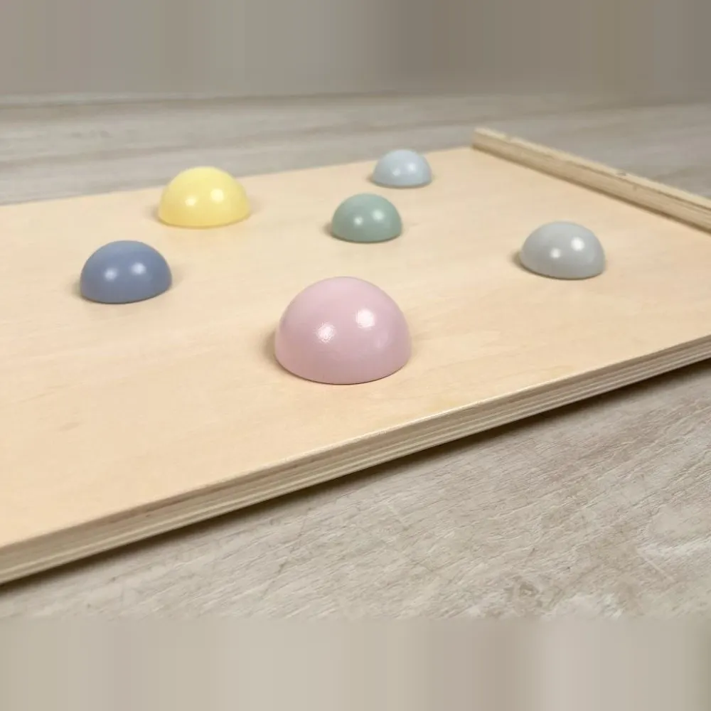 Montessori obojstranná doska 103,5 cm, pastel: fotka výrobcu 4