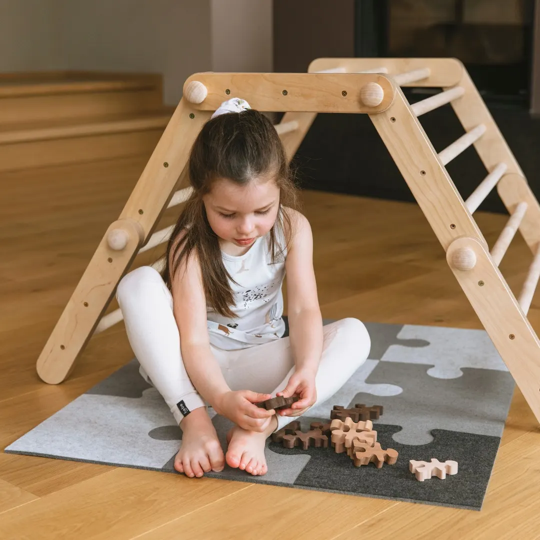 Felt puzzle playmat, 9 pieces, for Ette Tete climbing frames: maker's photo 6