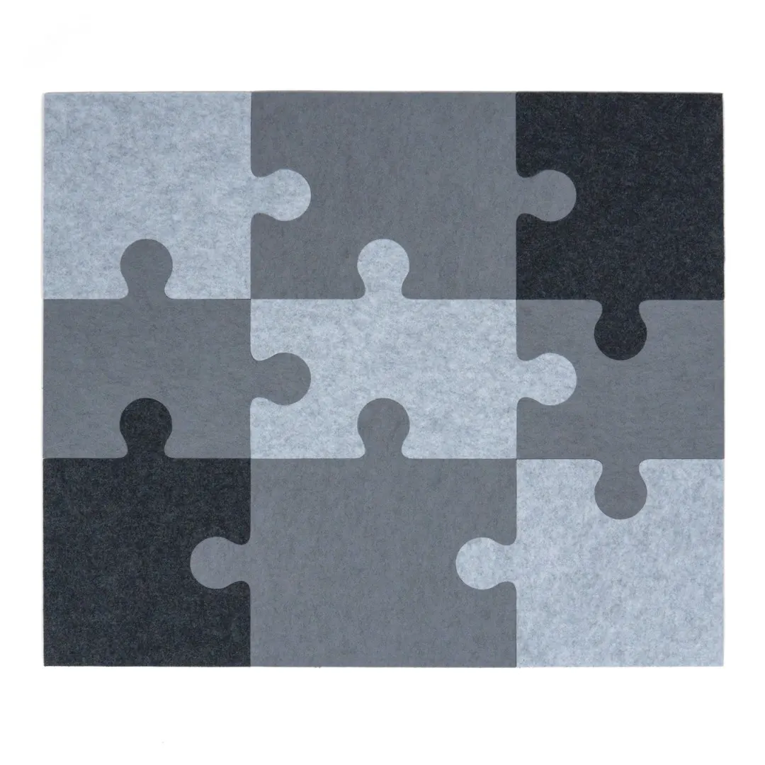 Felt puzzle playmat, 9 pieces, for Ette Tete climbing frames: maker's photo