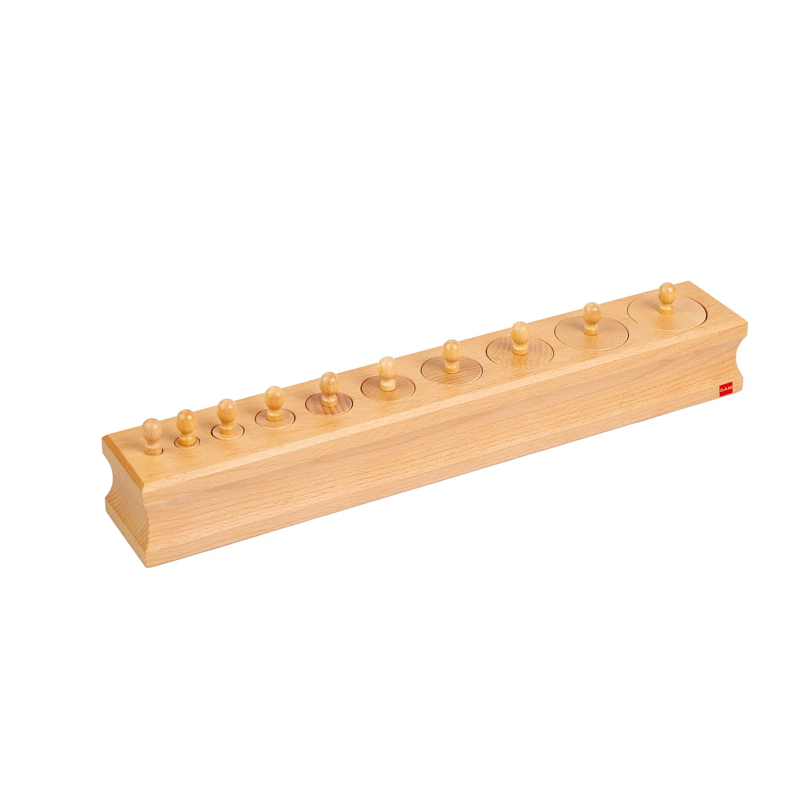 Valcový blok č. 1: rastúca výška aj priemer: Náhľad 1