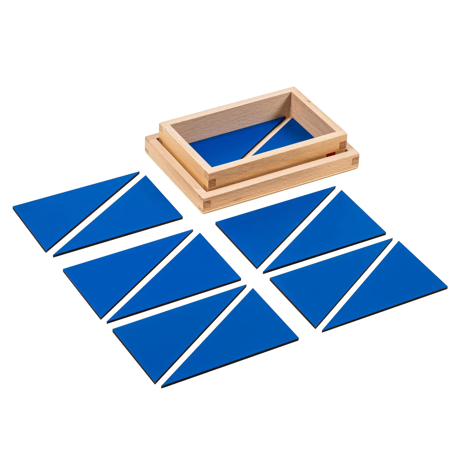 12 Identical Blue Triangles: View 1
