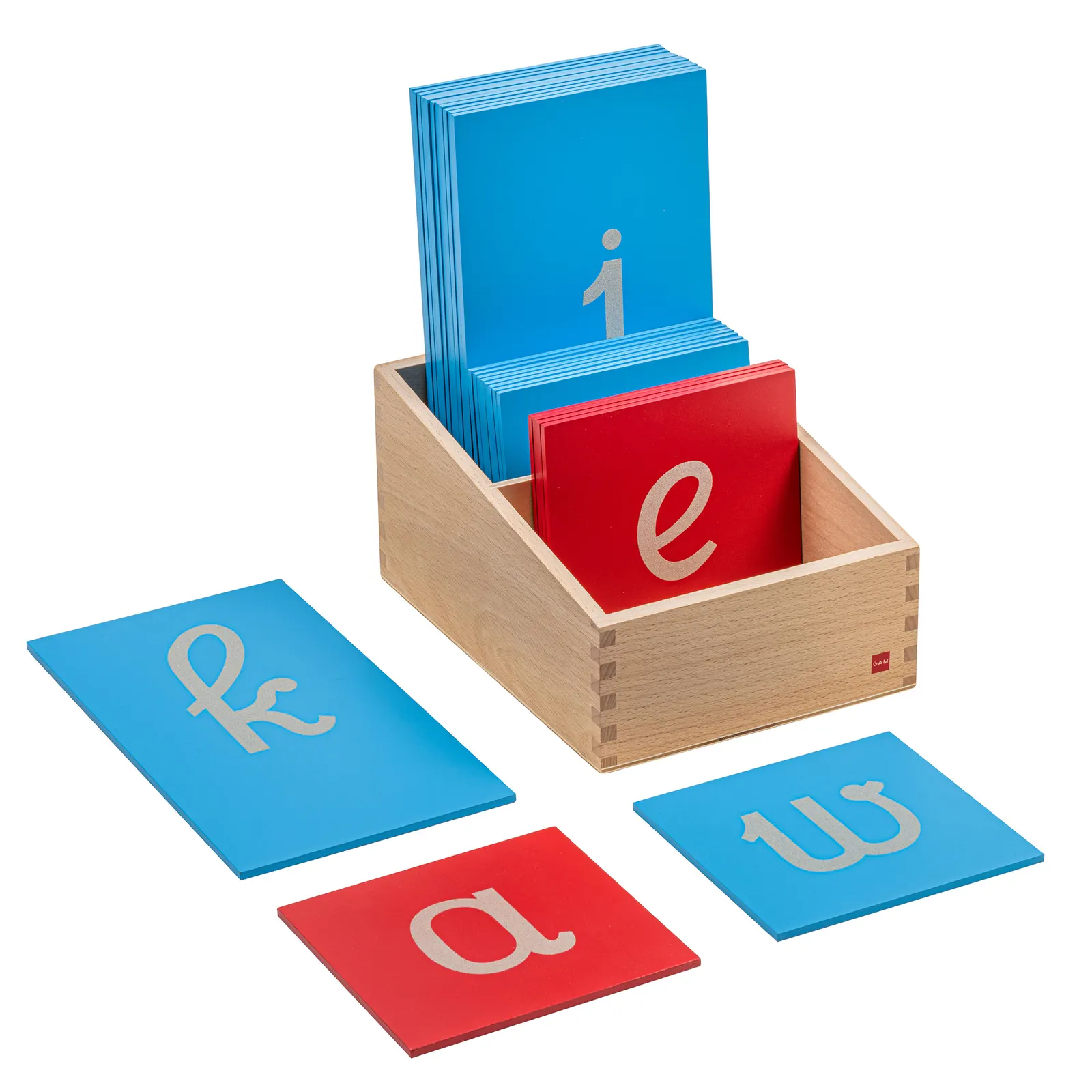 Sandpaper Letters: Cursive, Lower Case, European: Catalog view
