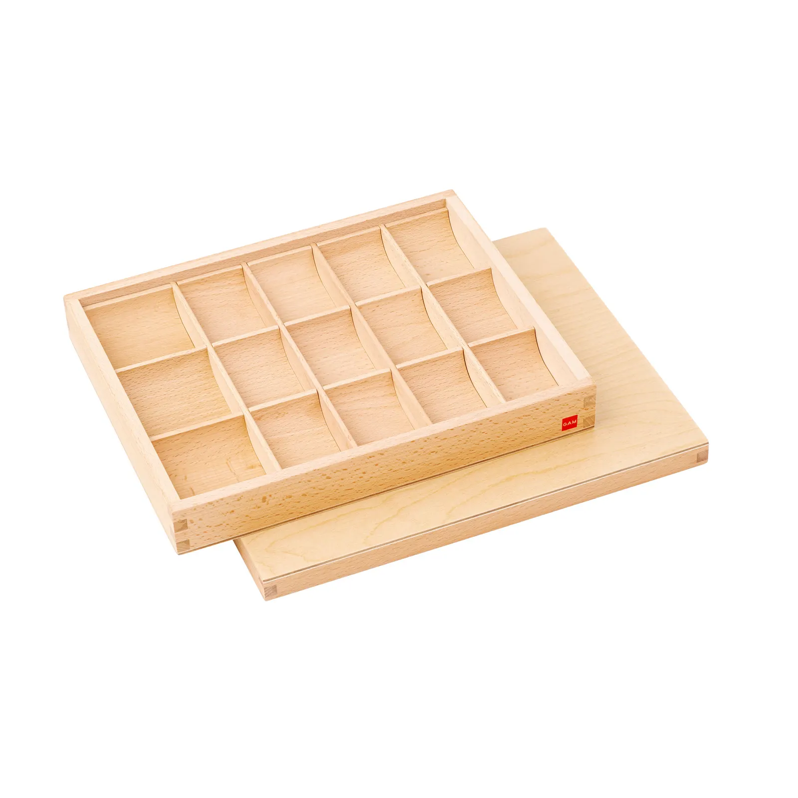 Grammatiksymbole-Kasten: 15 Fächer: Ansicht 1