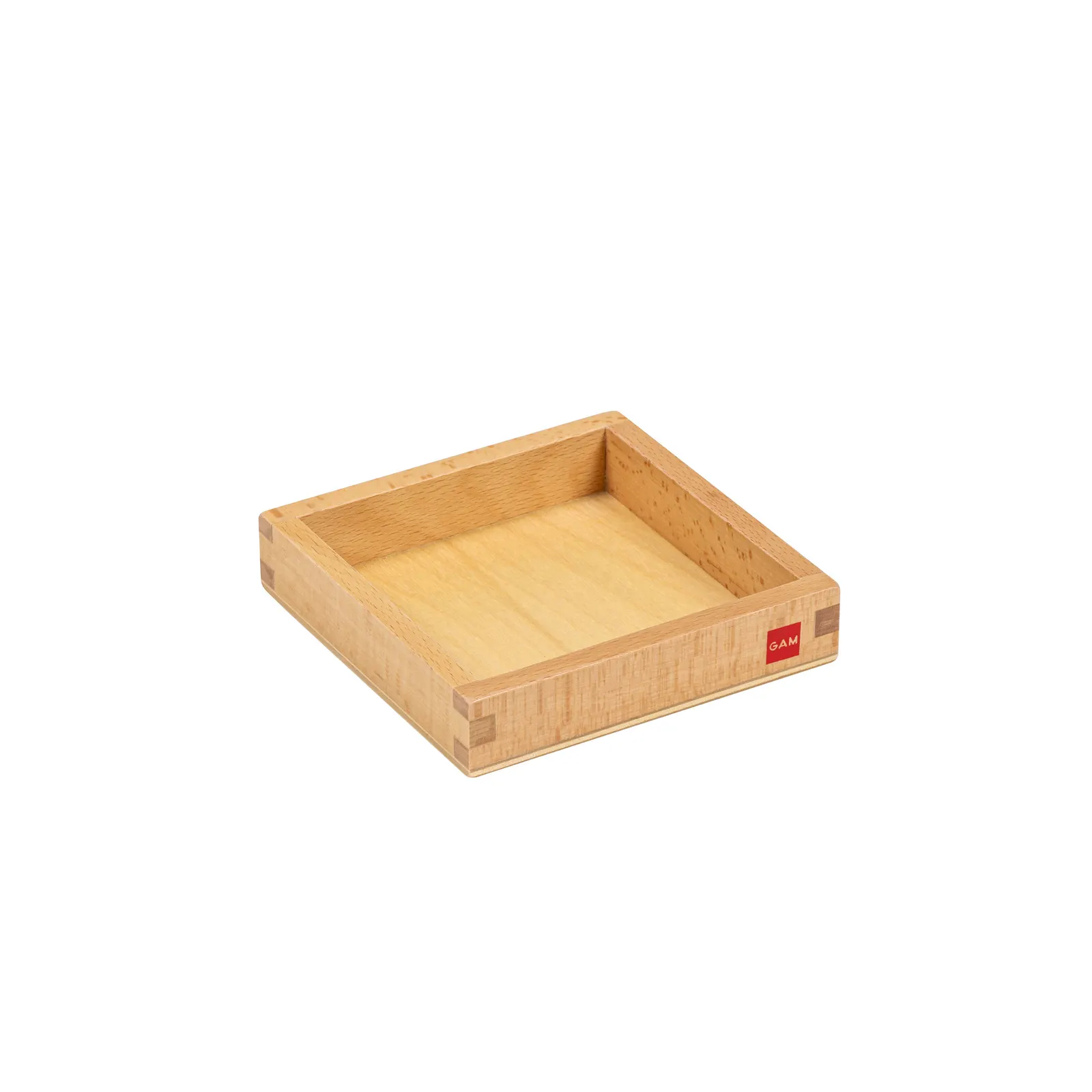 Holztablett klein: 11 × 11 × 2 cm: Katalogansicht