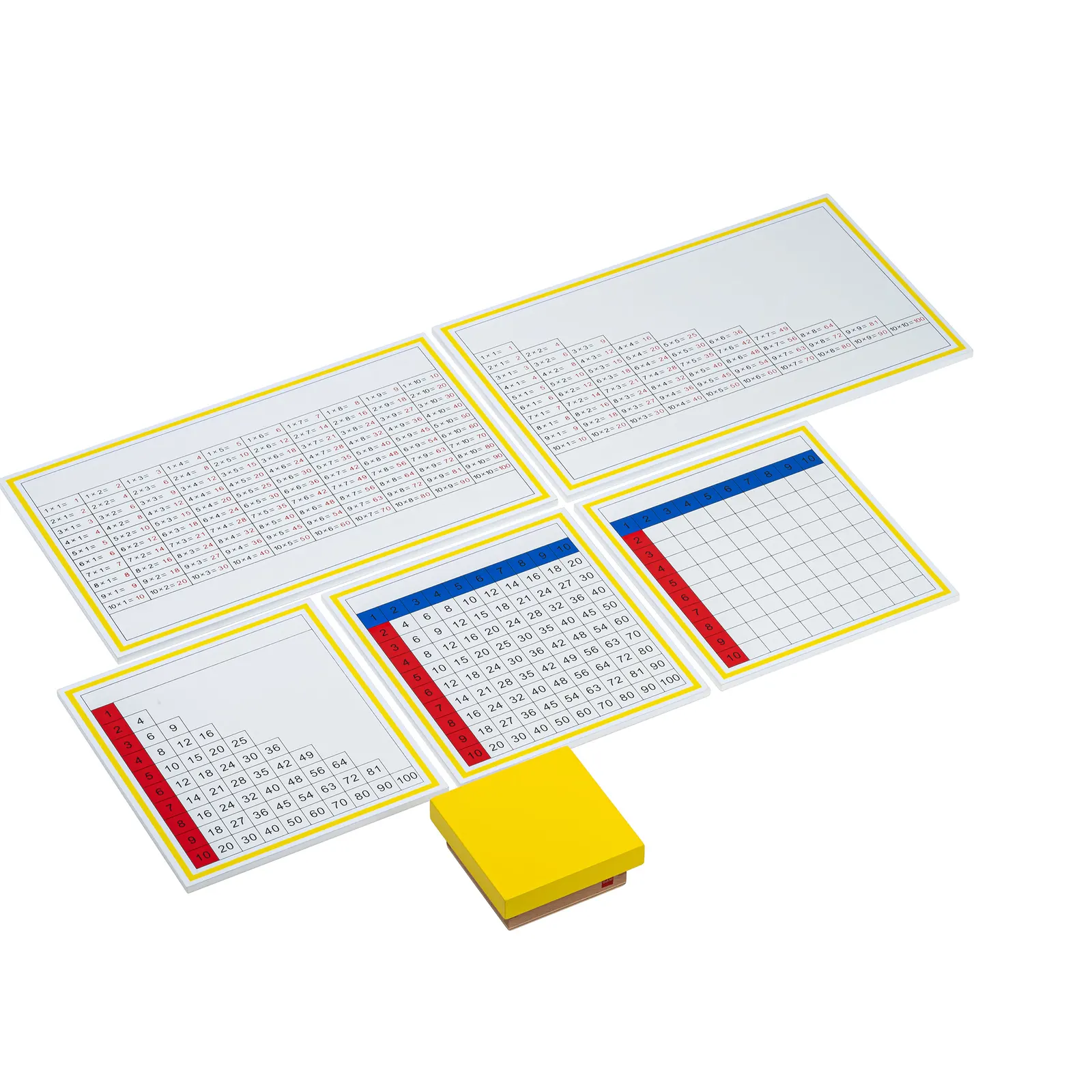 Multiplication Working Charts: Catalog view