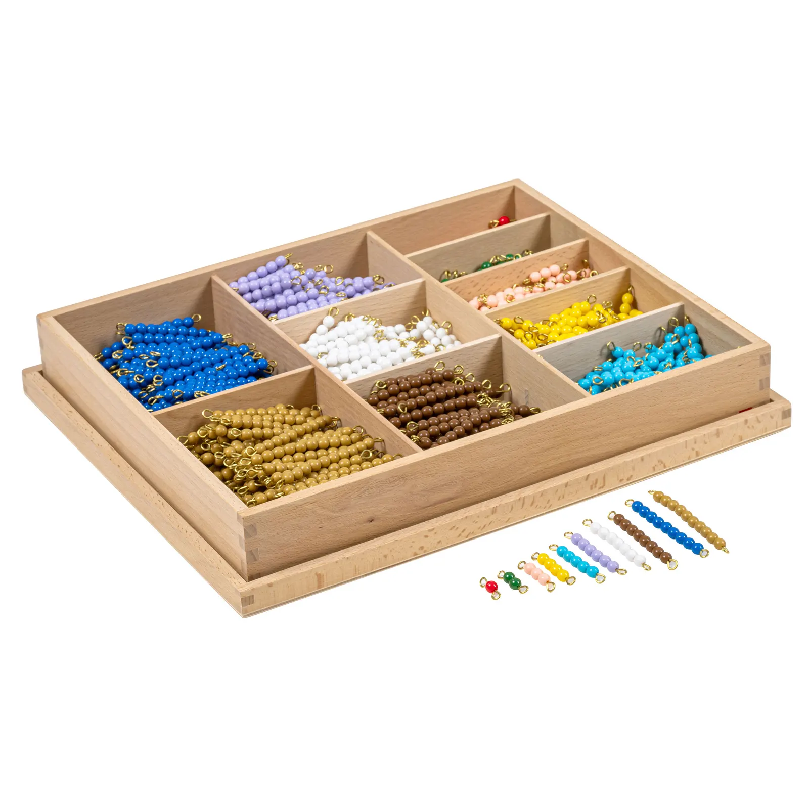 Multiplication Bead Bar Layout Box: Individual: View 1