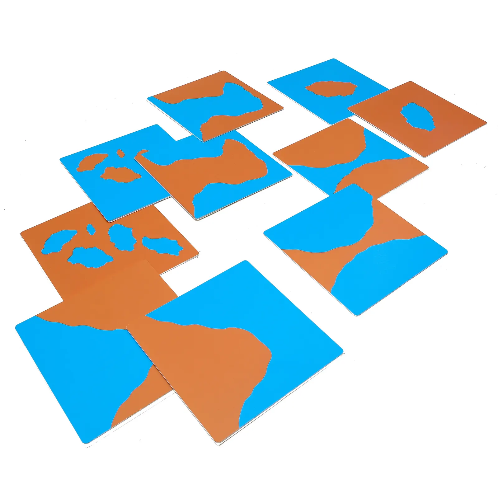 Land And Water Form Cards: Catalog view
