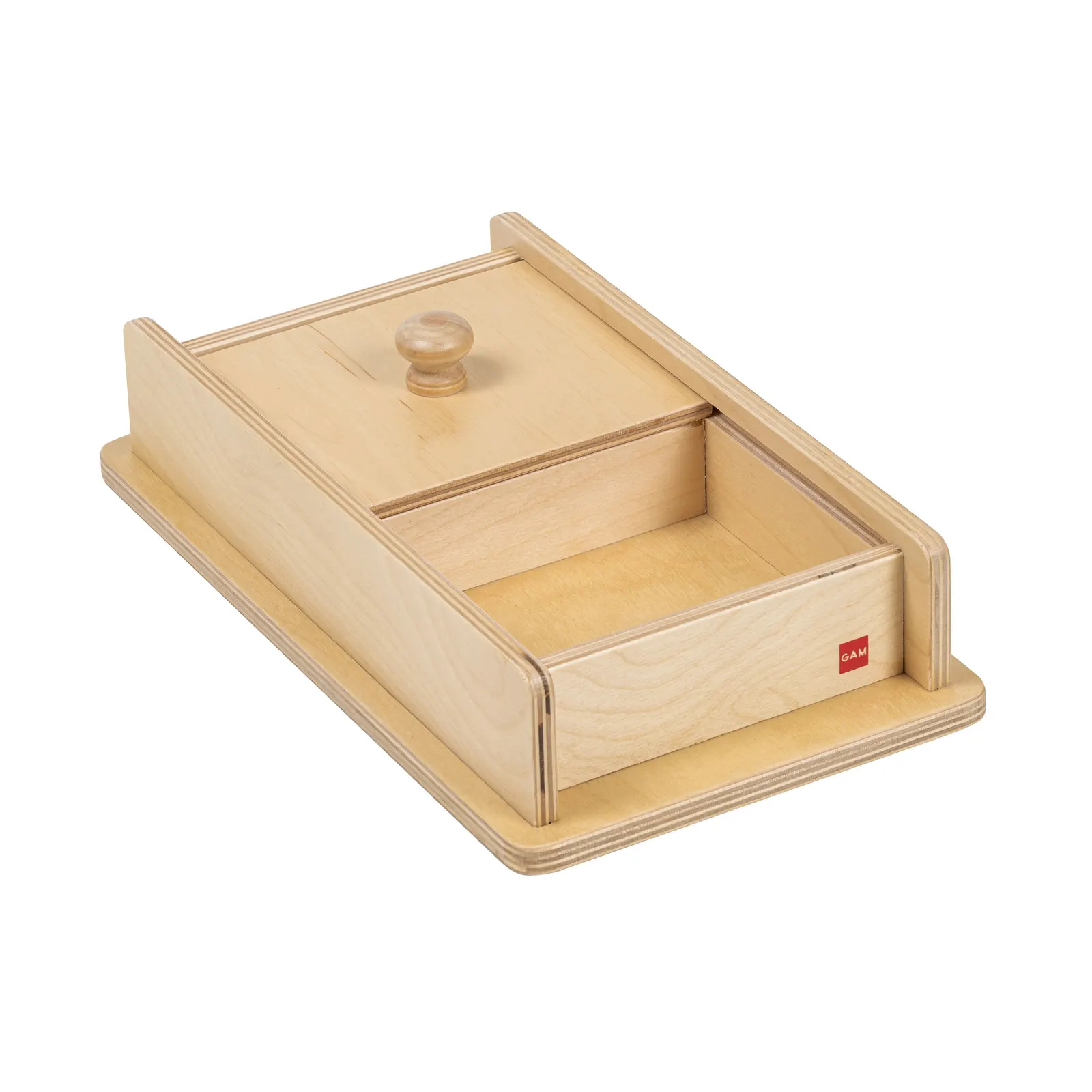 Box With Sliding Lid: View 1