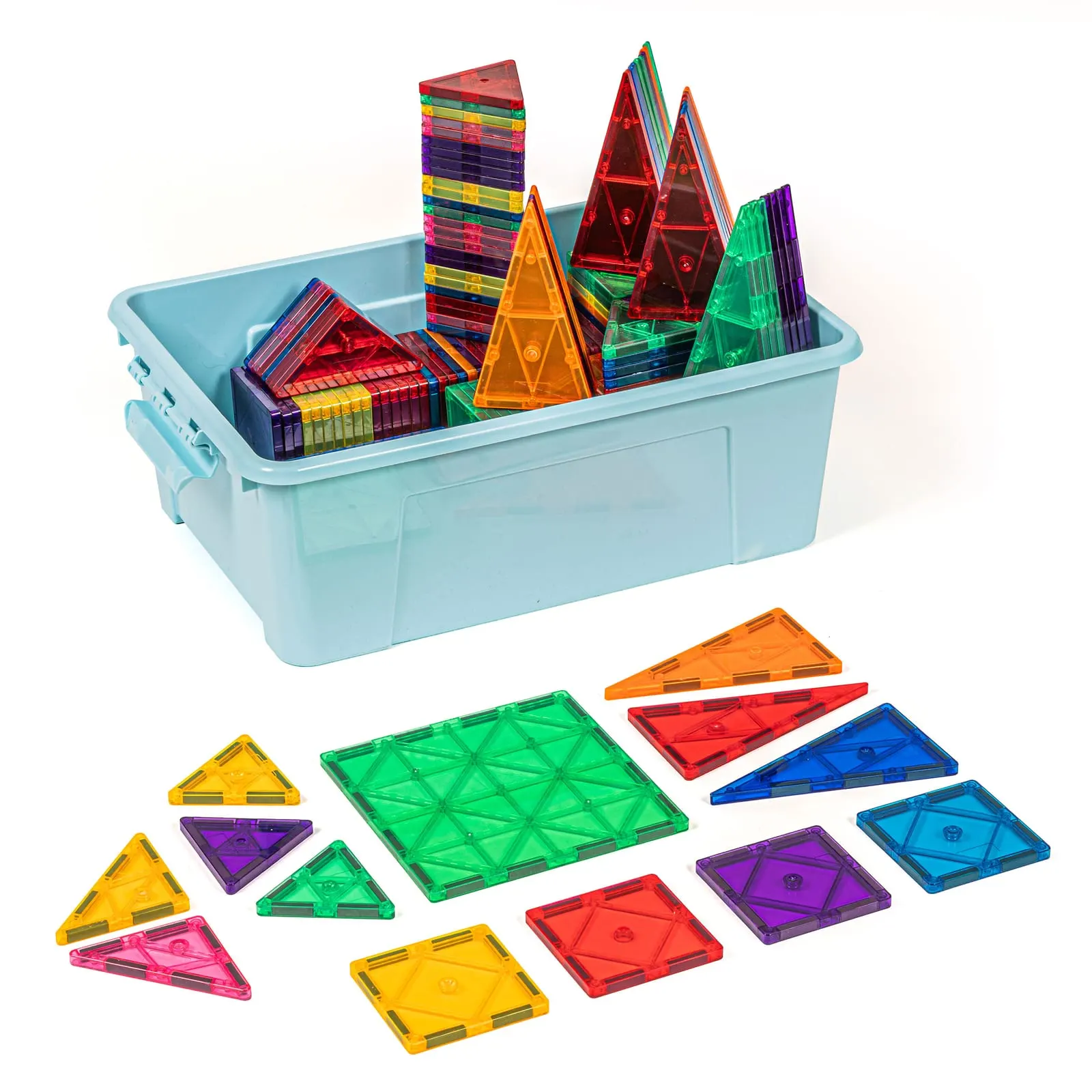 MagGenius 200-teiliges Magnetbaustein-Set (Family): Kind beim Lernen