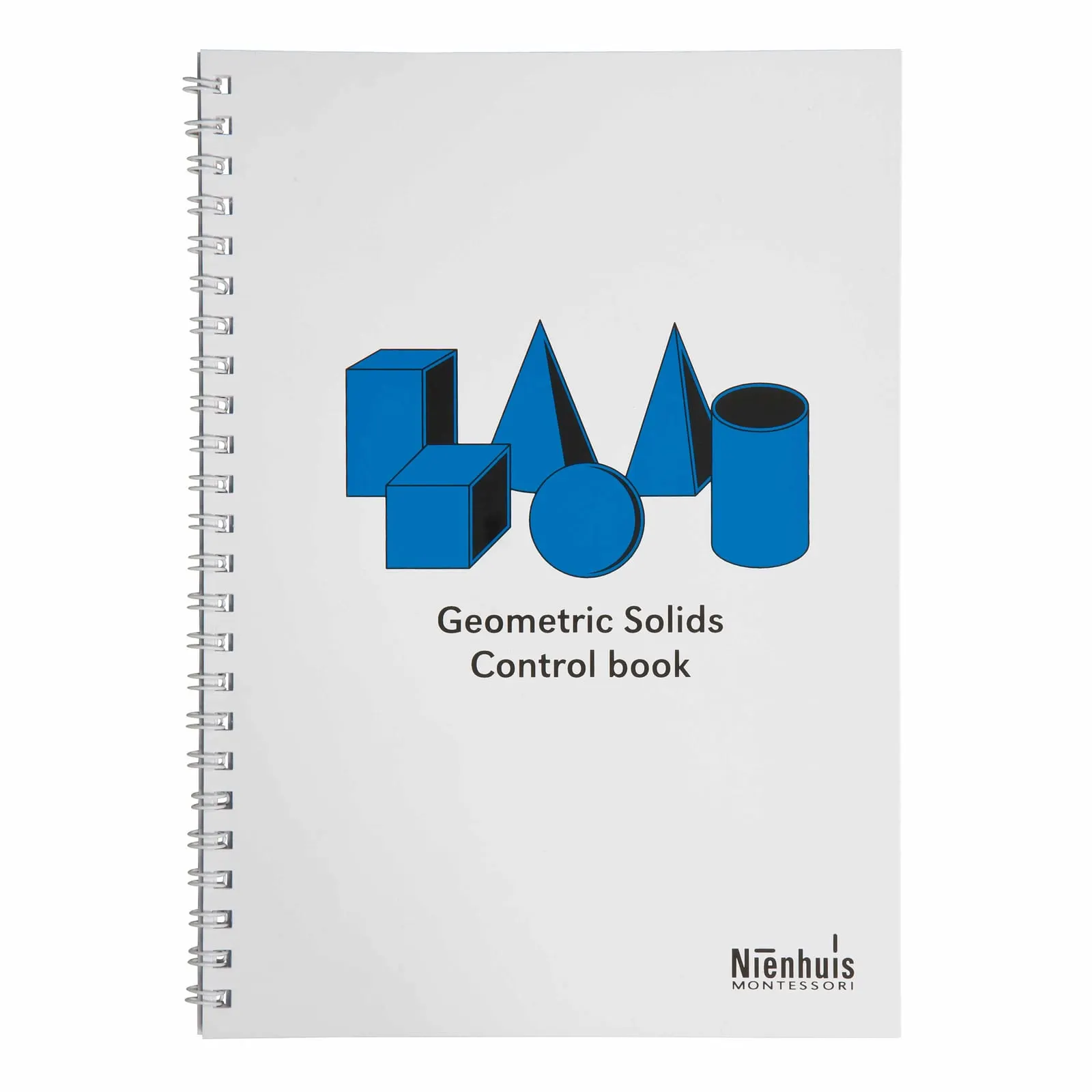 Geometric Solids Control Book: Spiral Reference Guide with Images: Child learning