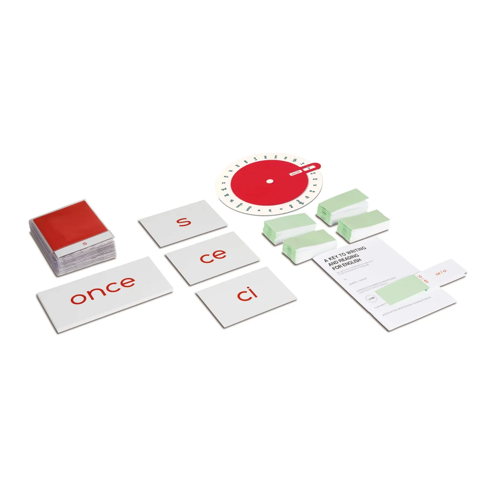 Anglické čtecí schéma: systematický fonetický postup: Montessori pomůcka | Faborino