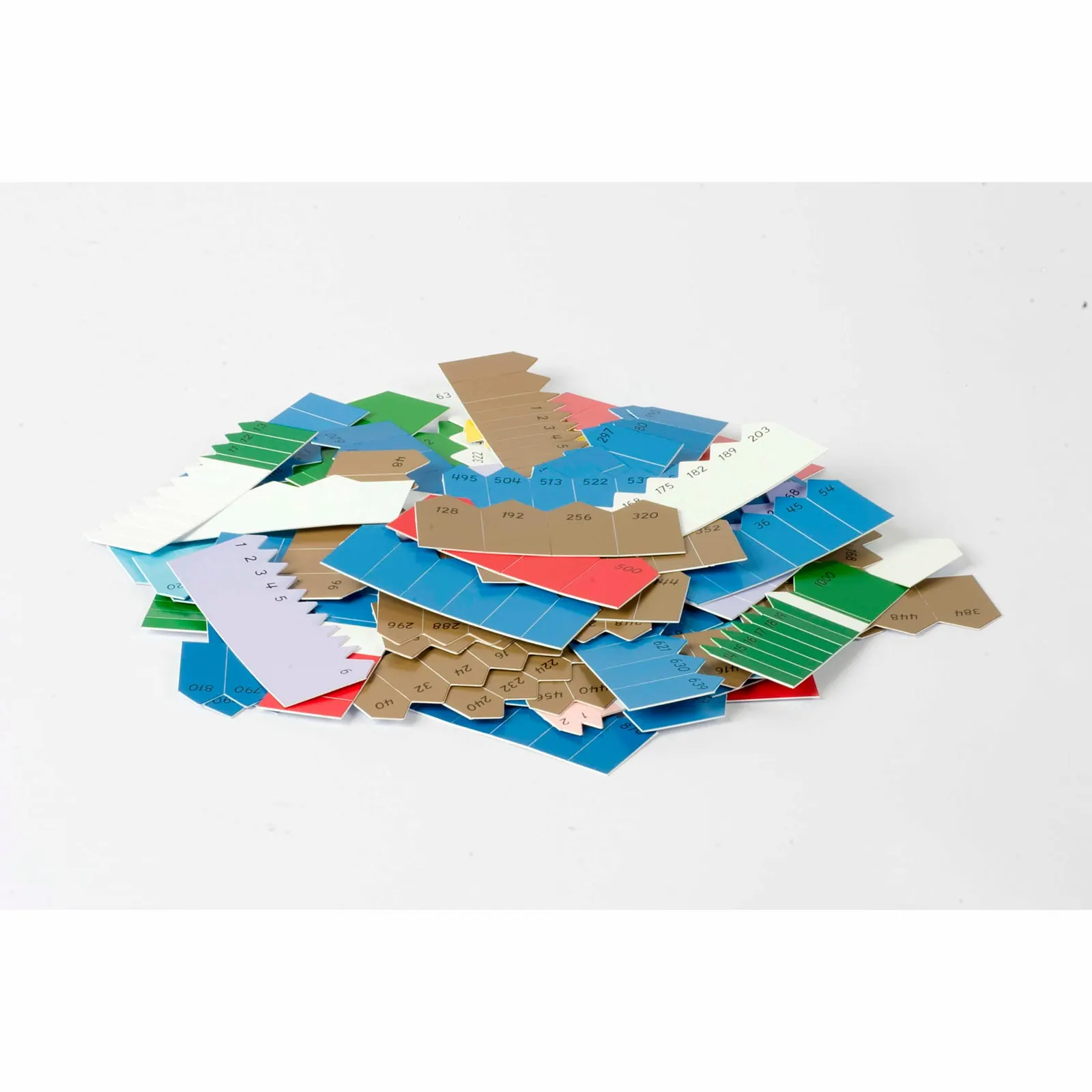 Šipky pro dlouhé řetězy korálků - Montessori Material | Faborino