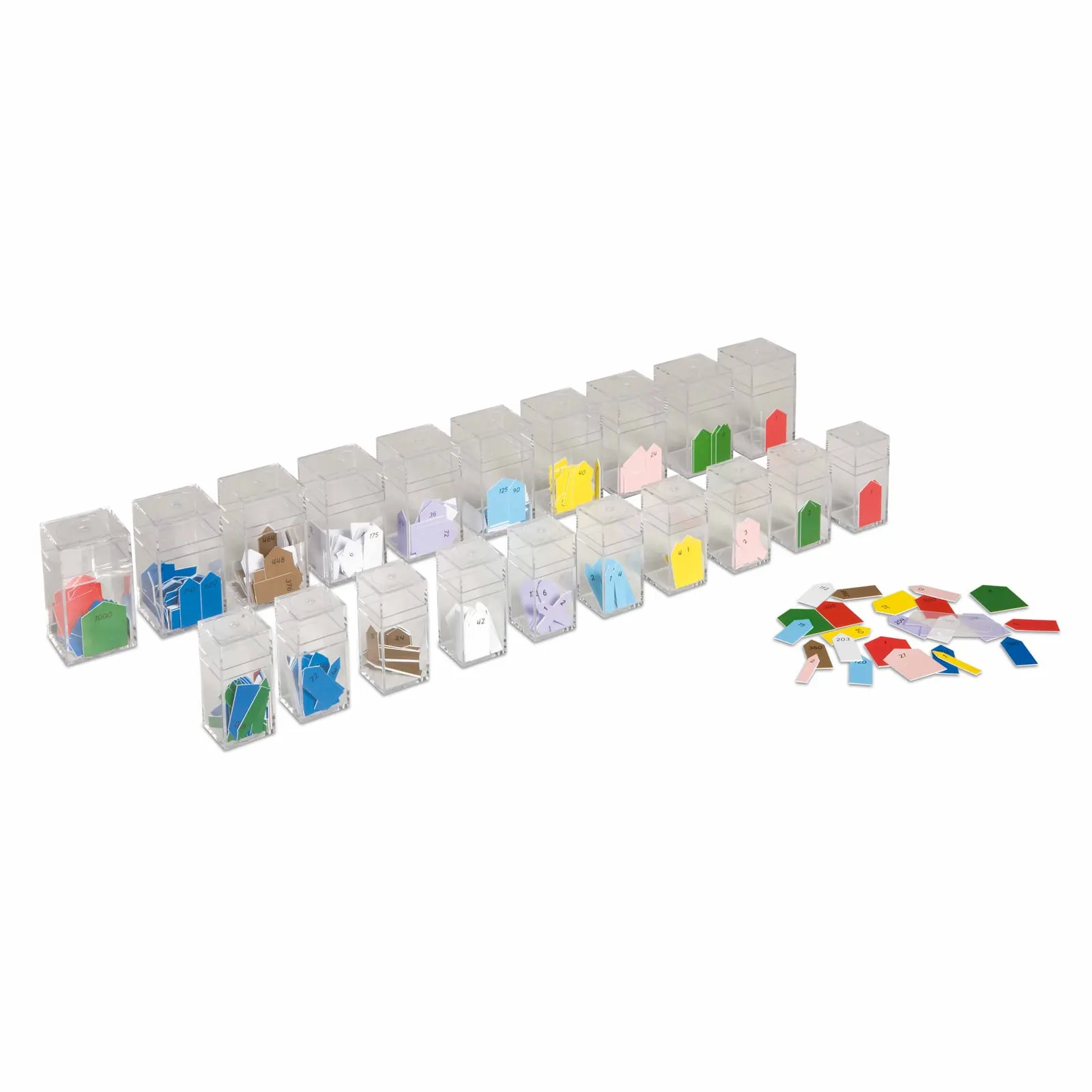 Tištěné šipky: korálkový materiál - Montessori Material | Faborino