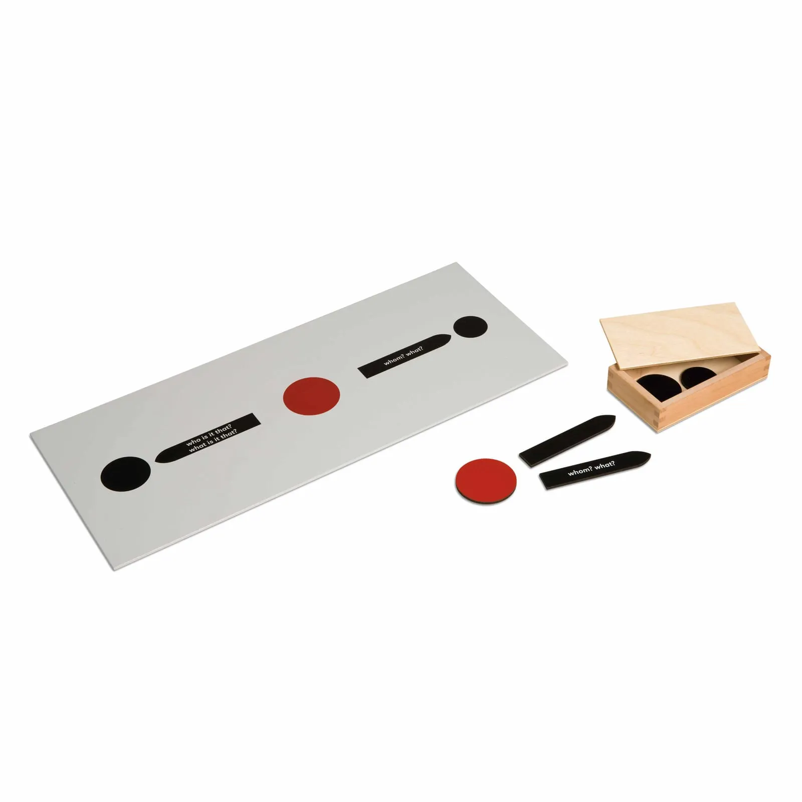 Analýza Čtení: První Tabulka & Box se Symboly: Montessori pomůcka | Faborino