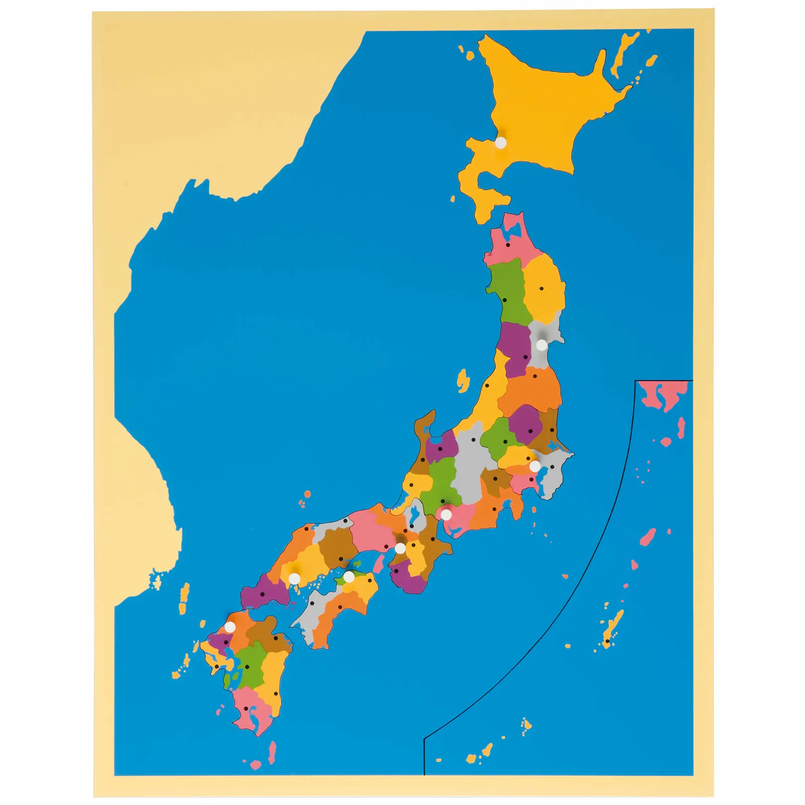 Puzzle mapa: Japonsko: Dieťa pri učení