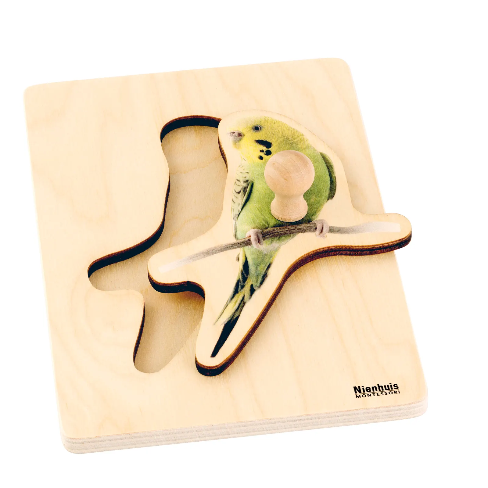 Puzzle pre najmenších: Papagájec: Dieťa pri učení