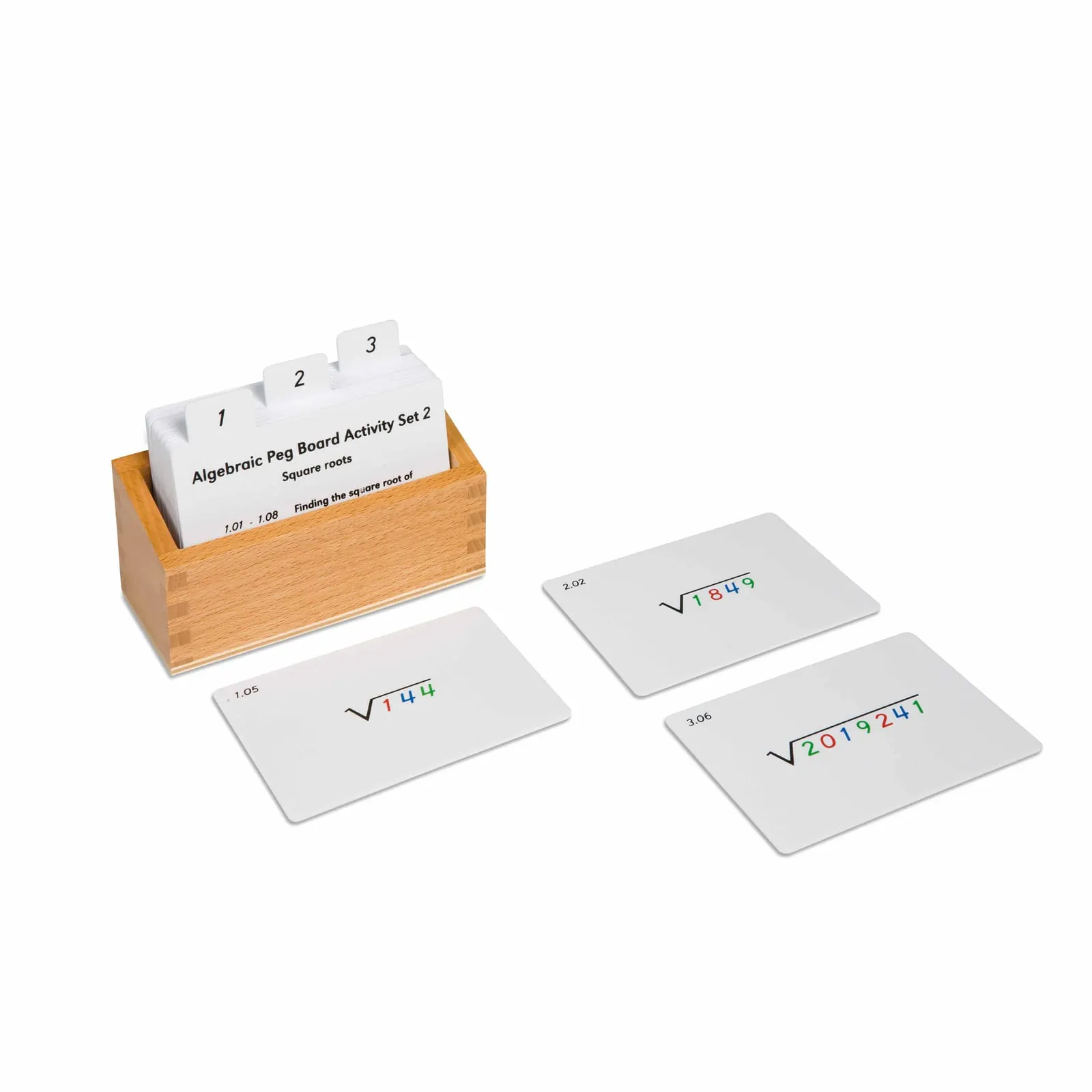 Sada aktivít pre algebraickú kolíkovú tabuľu: 2 - Montessori Material | Faborino