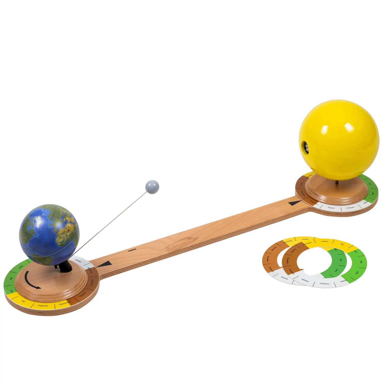 Telurium: Demonstrace Země a Slunce - Montessori Material | Faborino