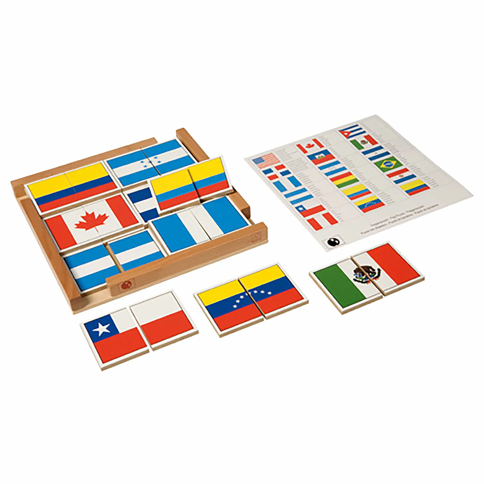 Puzzle vlajok Ameriky: Náhľad 1