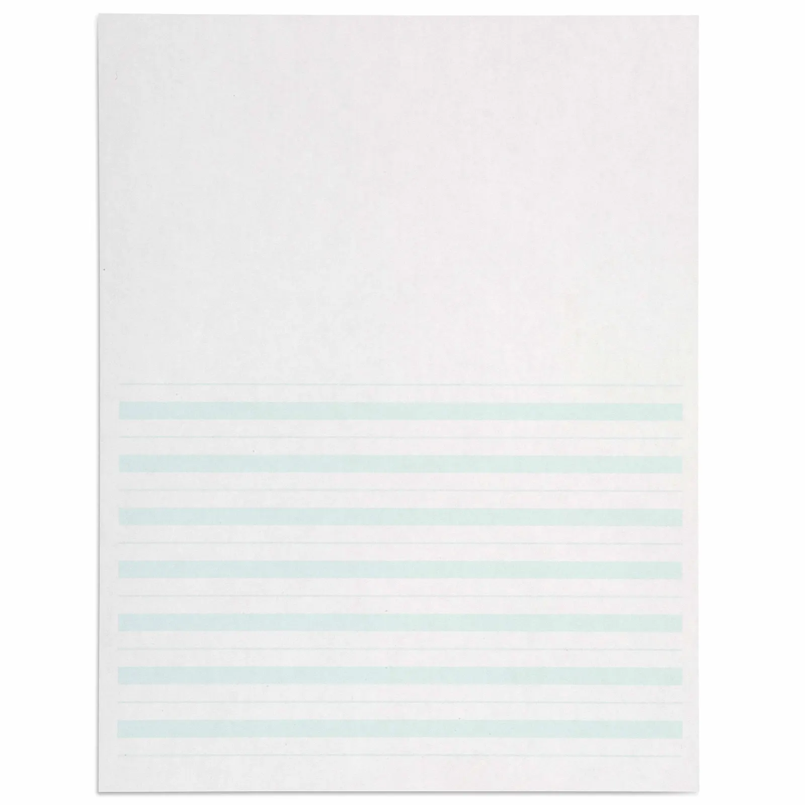 Písací papier: Zelené linajky - 8,5 × 11 palcov (500): Náhľad 1