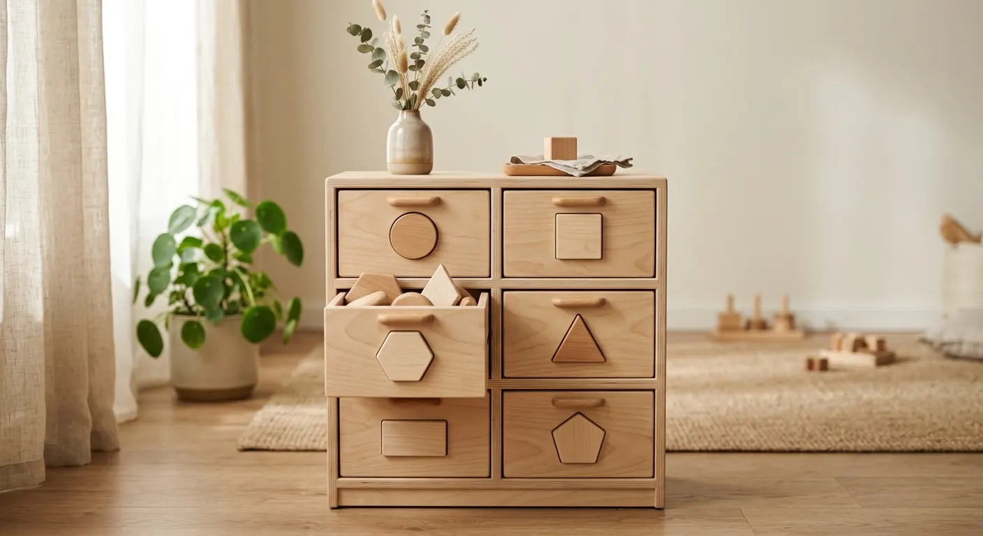 Geometrická skříňka: sada