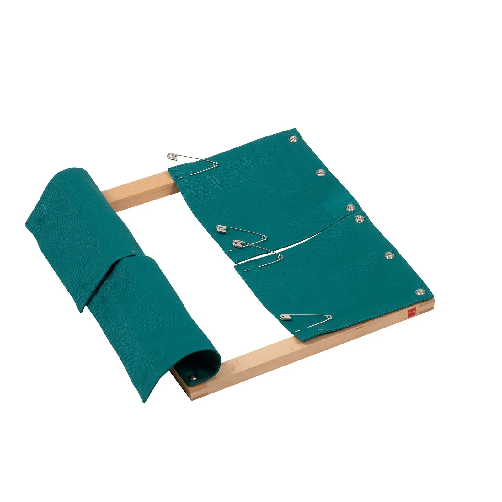 Safety Pin Frame: maker's photo 2