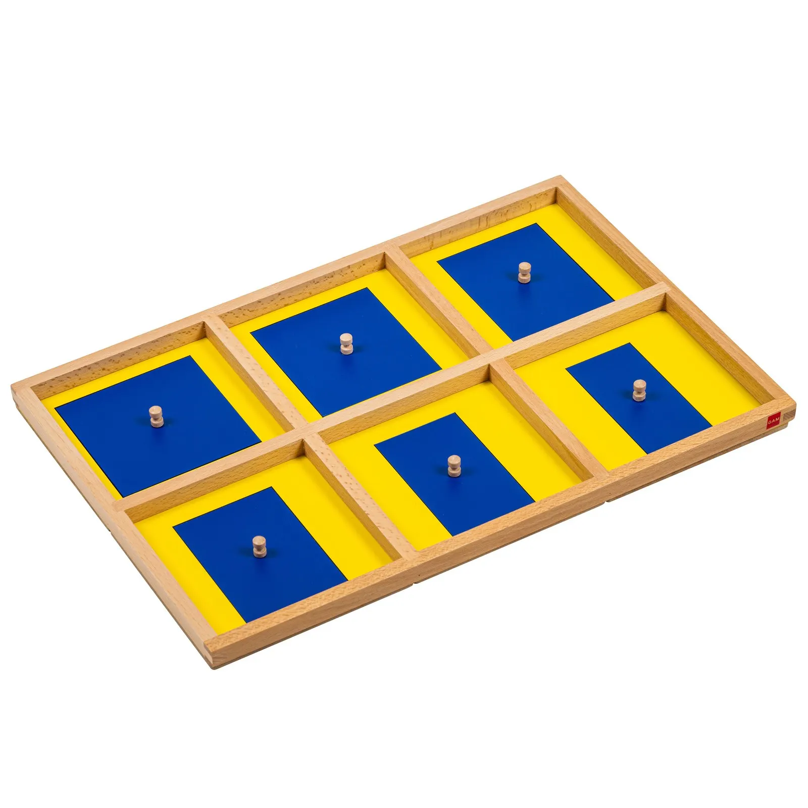 Geometric Insets: Blue & Yellow: maker's photo 2