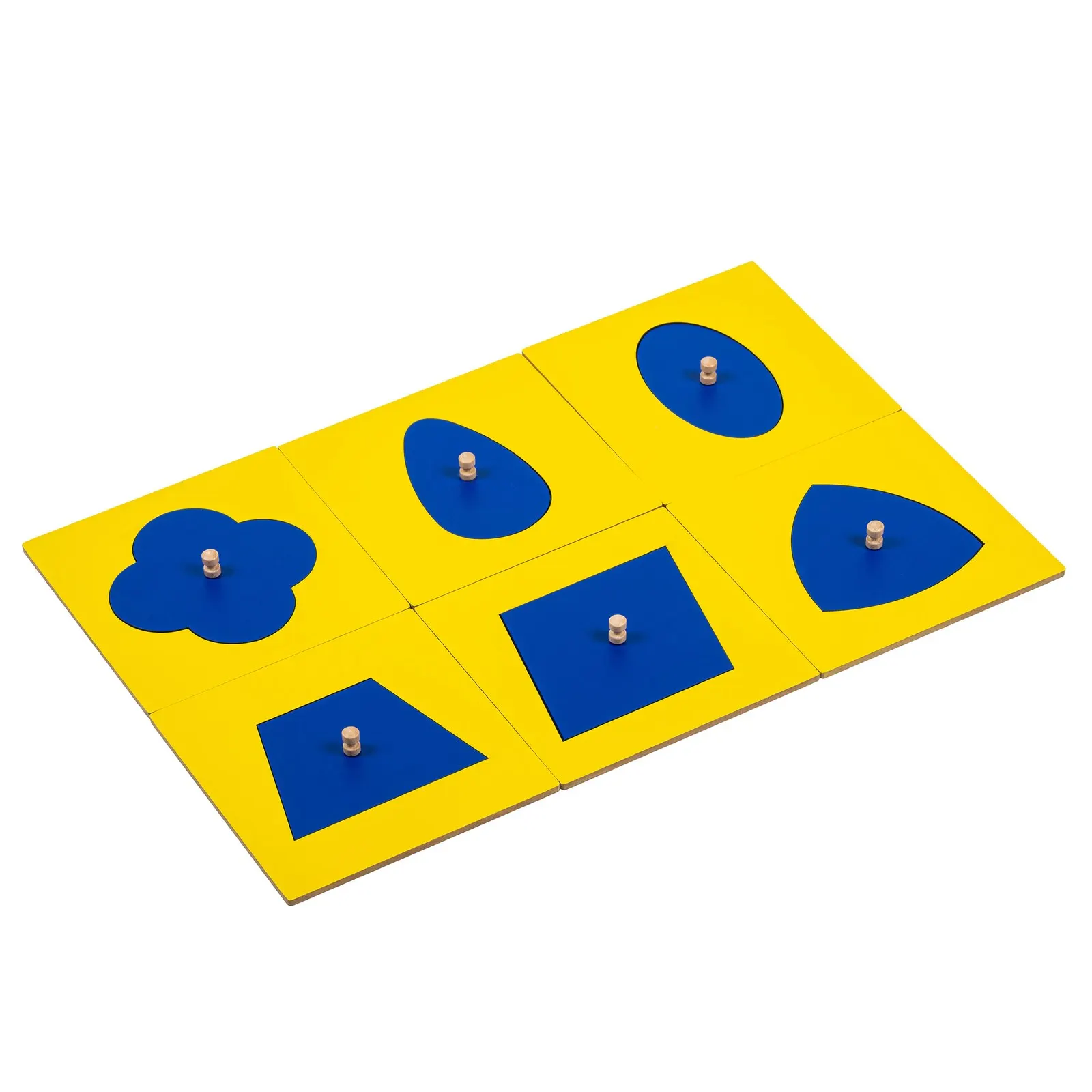 Geometric Insets: Blue & Yellow: maker's photo 3