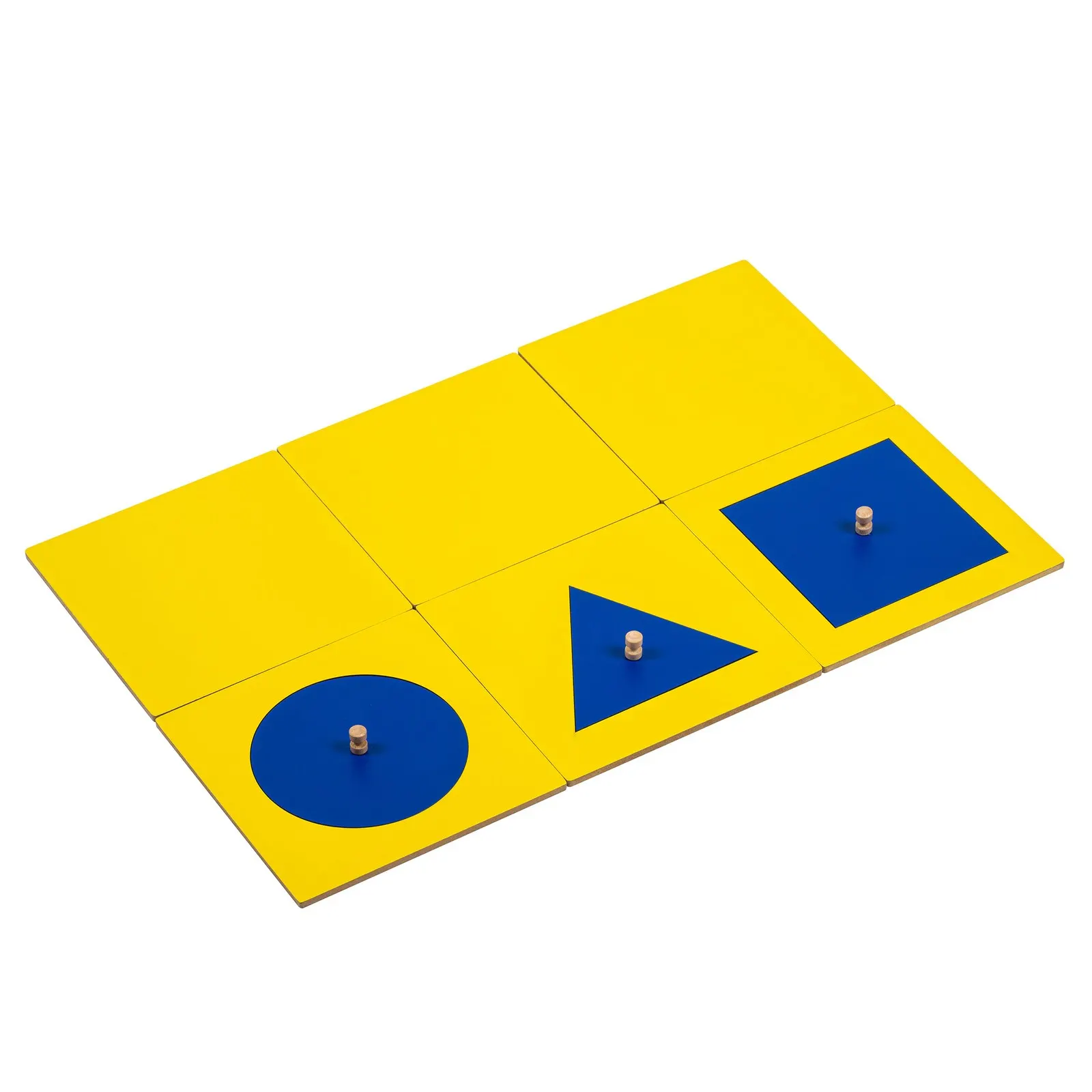 Geometric Insets: Blue & Yellow: maker's photo 5