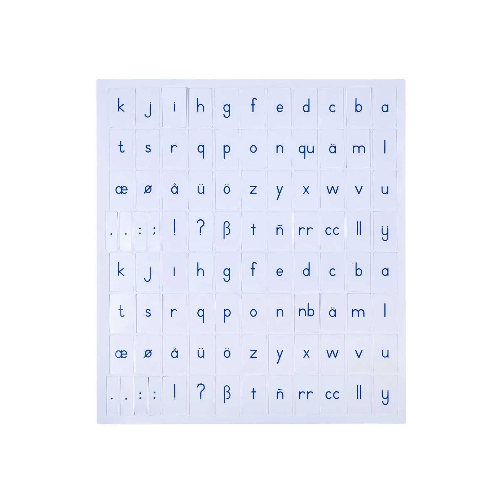Printed Alphabet: Print, Blue: maker's photo 2