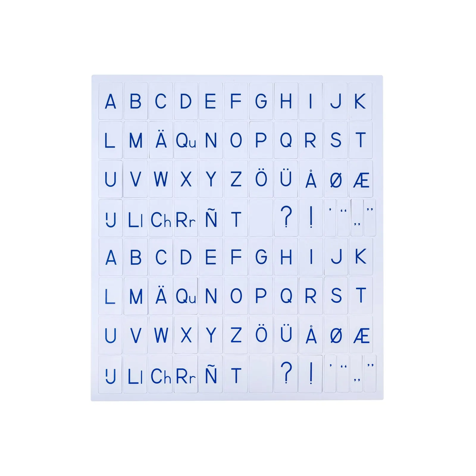Printed Alphabet: Print, Blue: maker's photo 3