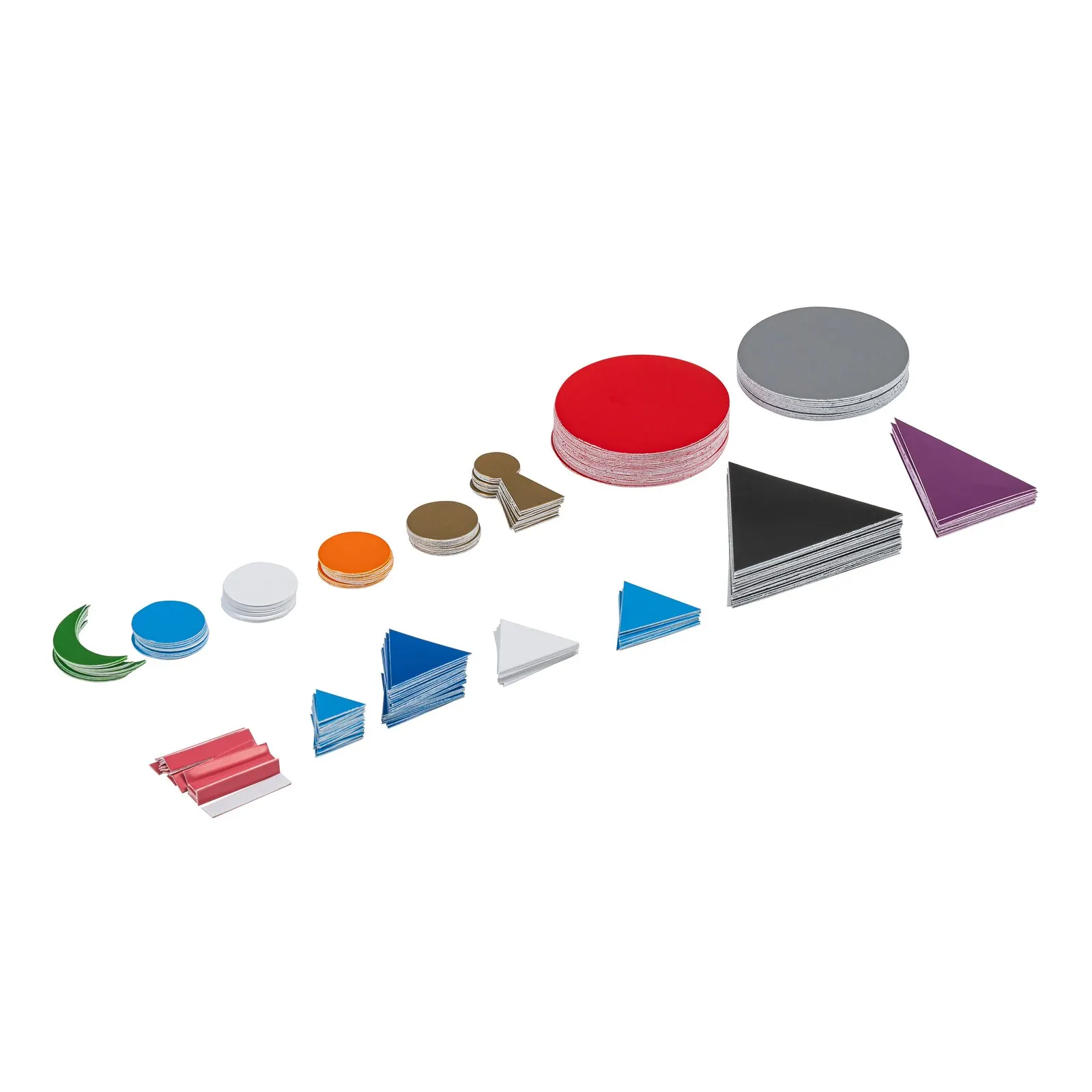 Plastic grammar symbols: 10 sets: maker's photo 2