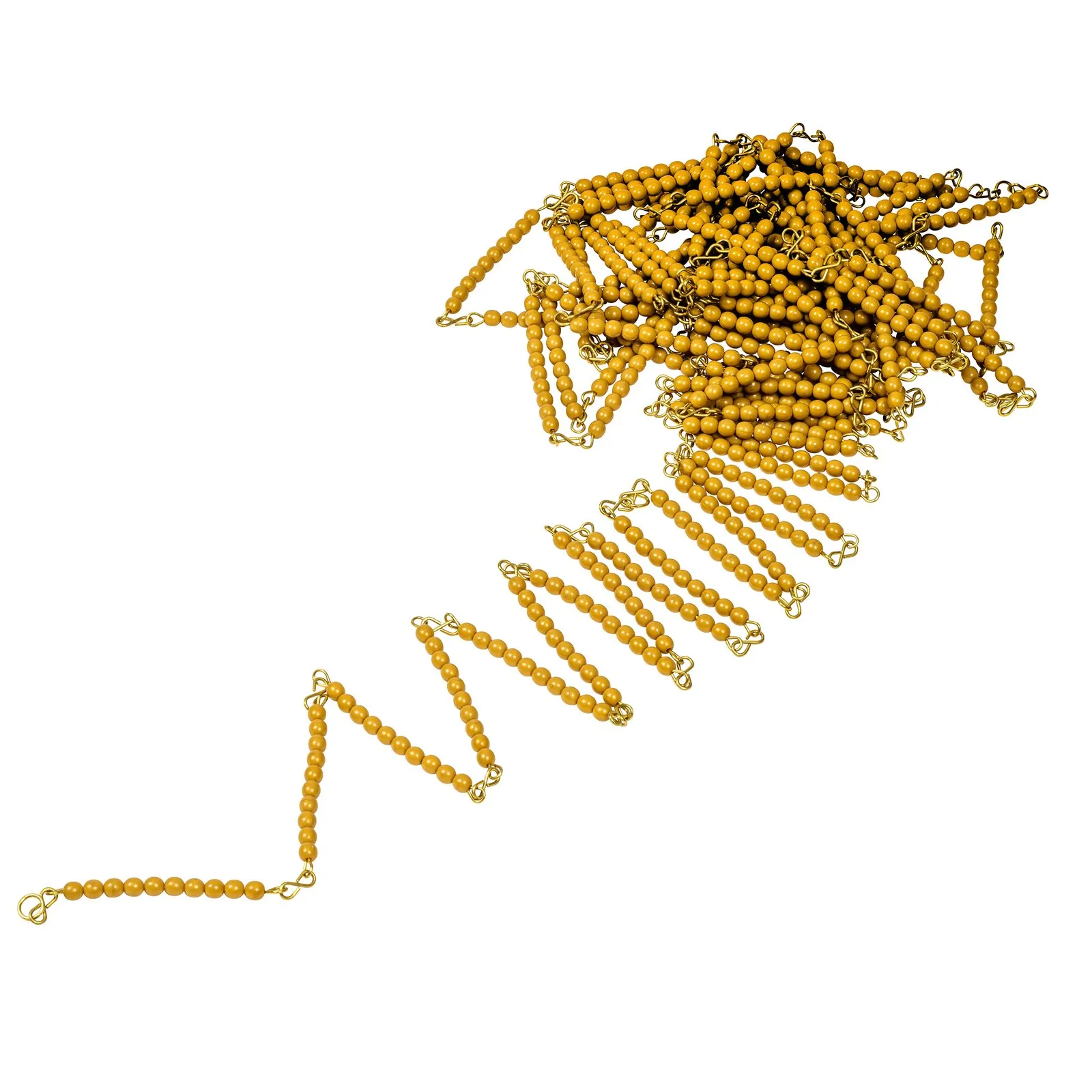 Goldene Perlenkette 1000: Einzelperlen Nylon (GAM): Foto des Herstellers 2