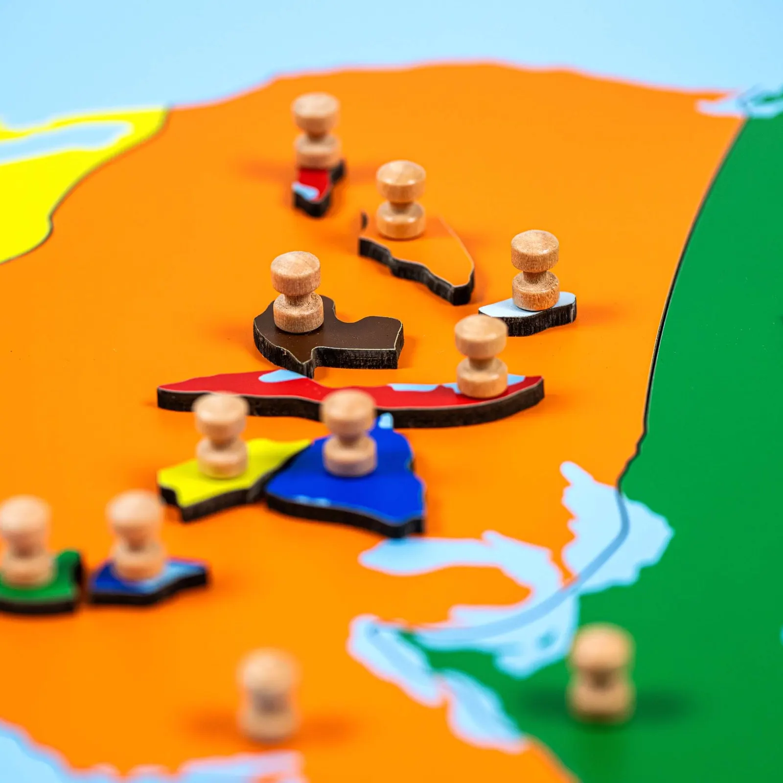 Puzzle map North America: maker's photo 2