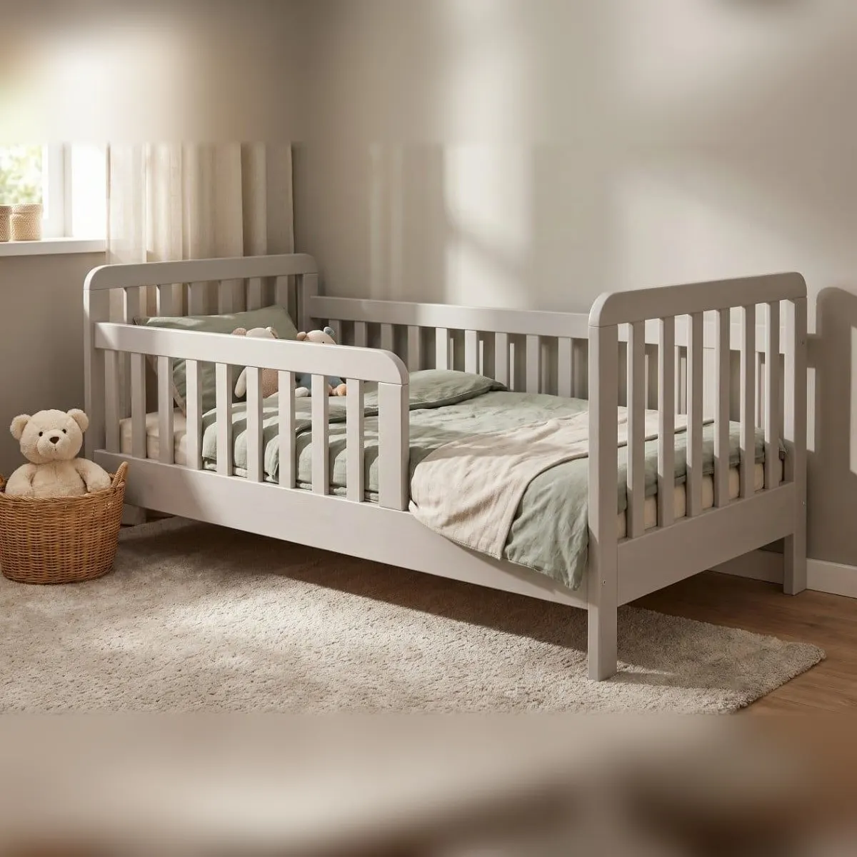 YappyTerra toddler bed 160x80 cm, grey: maker's photo 2
