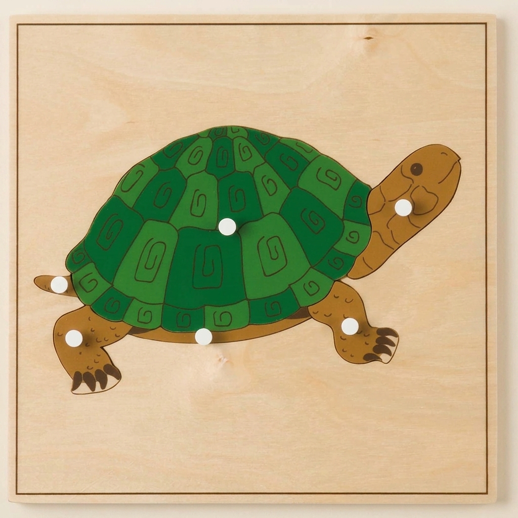 Puzzle zvieratko: Korytnačka