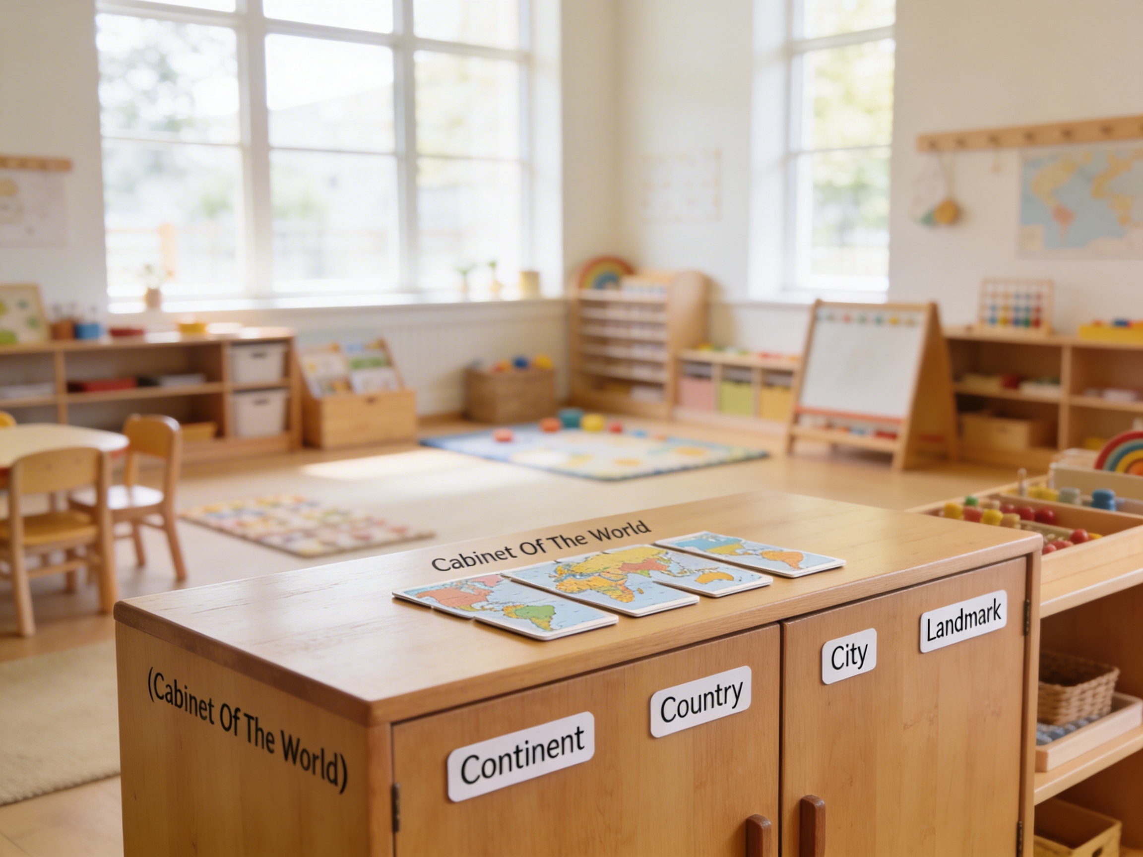 Cabinet Of The World Parts: Set Of Name Stickers