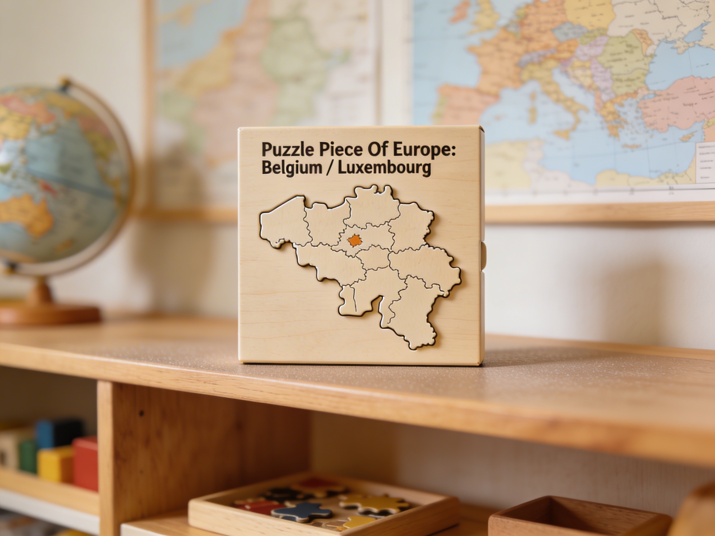 Puzzle Piece Of Europe: Belgium / Luxembourg