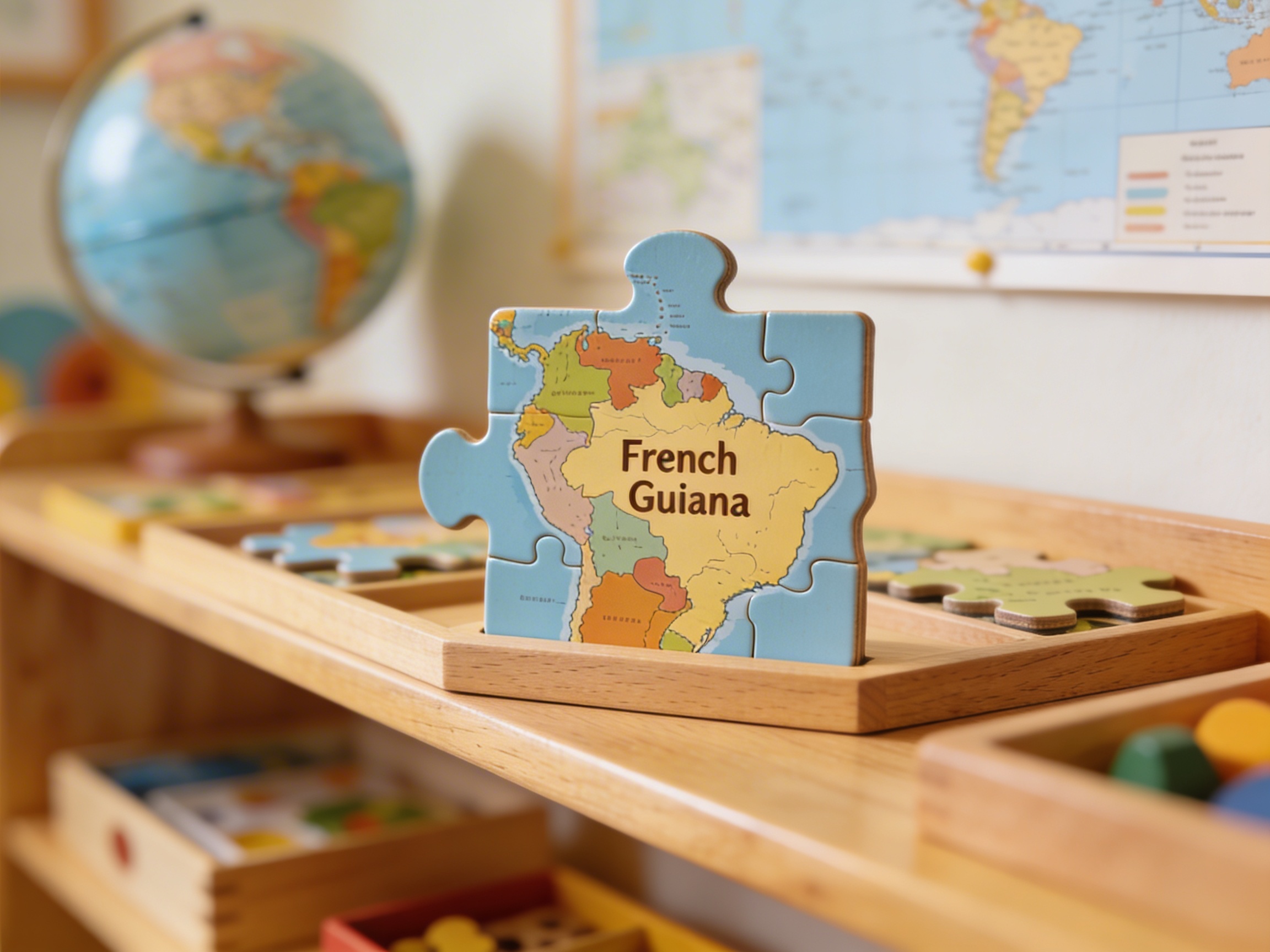 Puzzle Piece Of South America: French Guiana