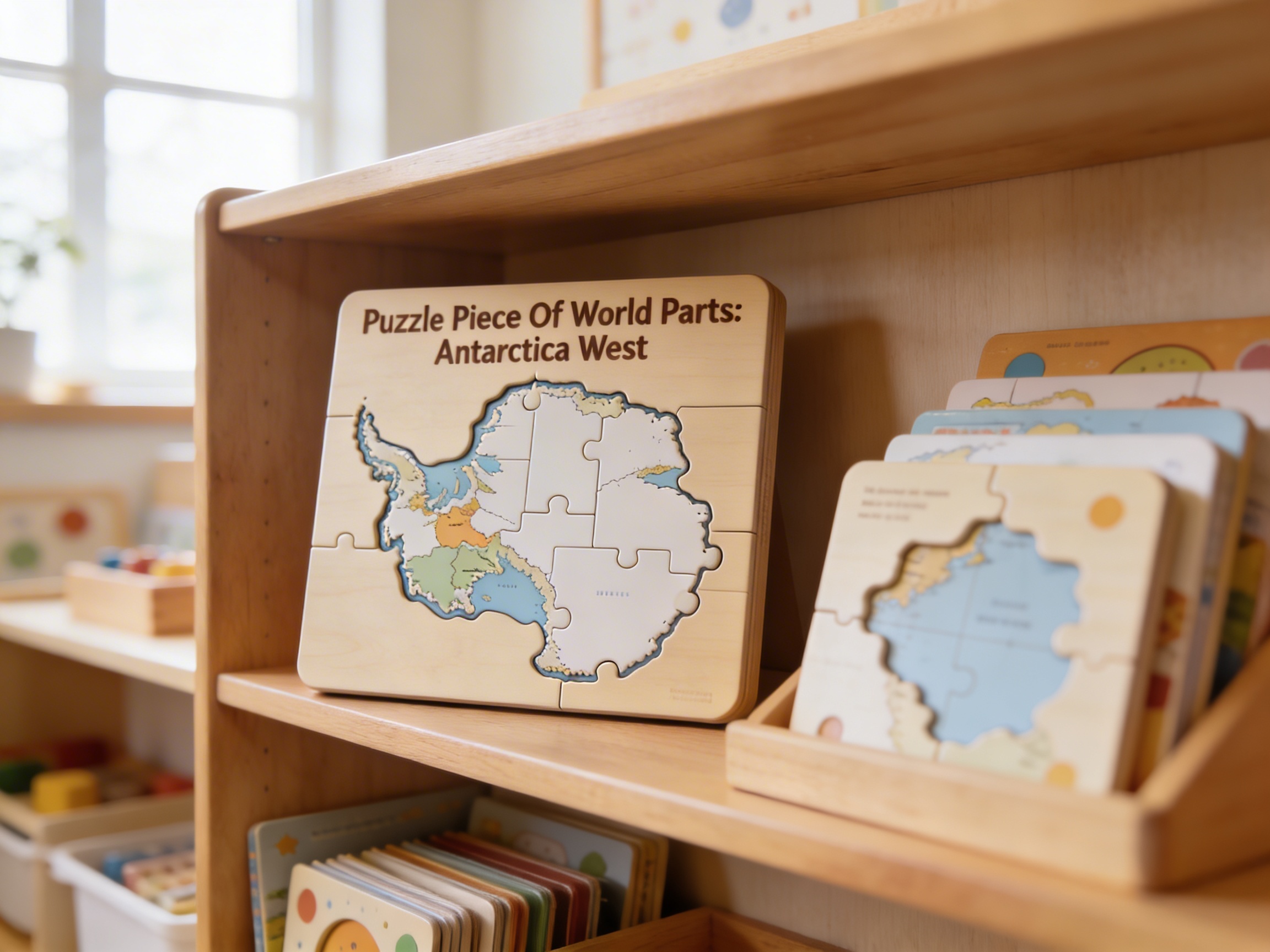 Puzzle Piece Of World Parts: Antarctica West