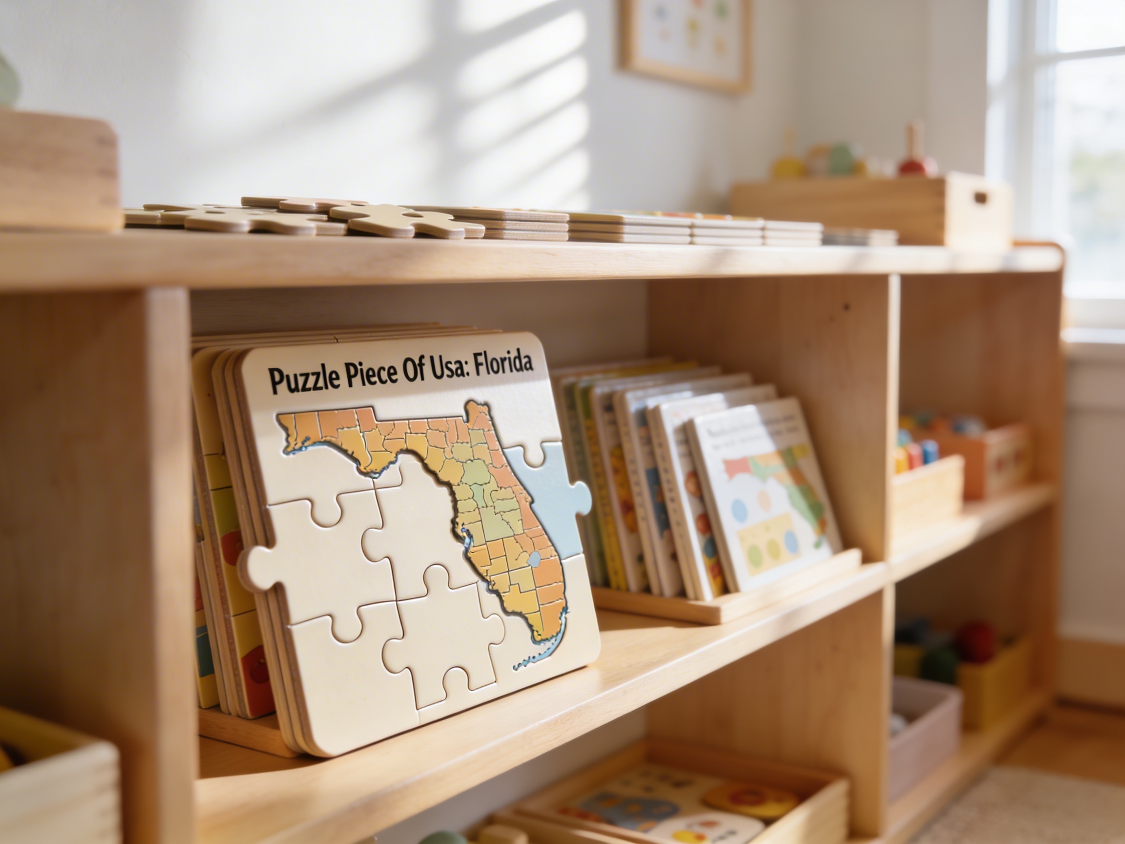 Puzzle Piece Of Usa: Florida