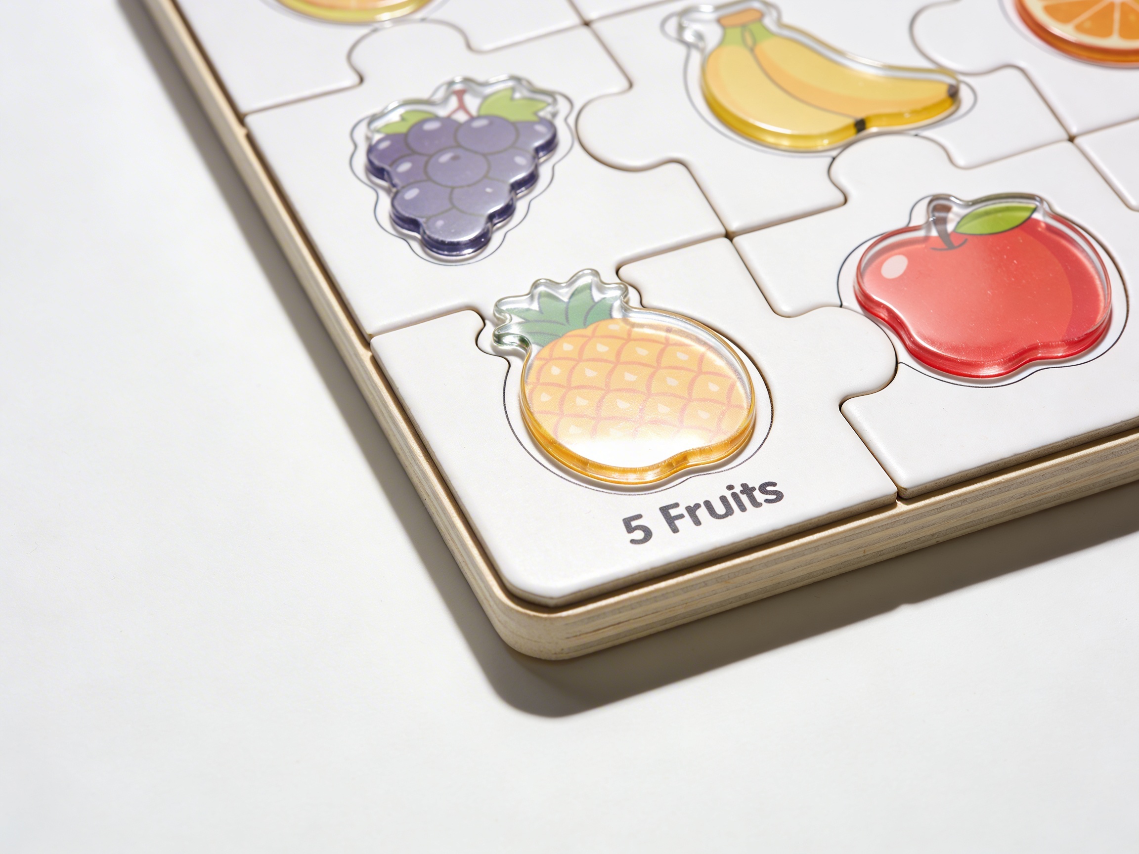 Toddler Puzzle: 5 Fruits