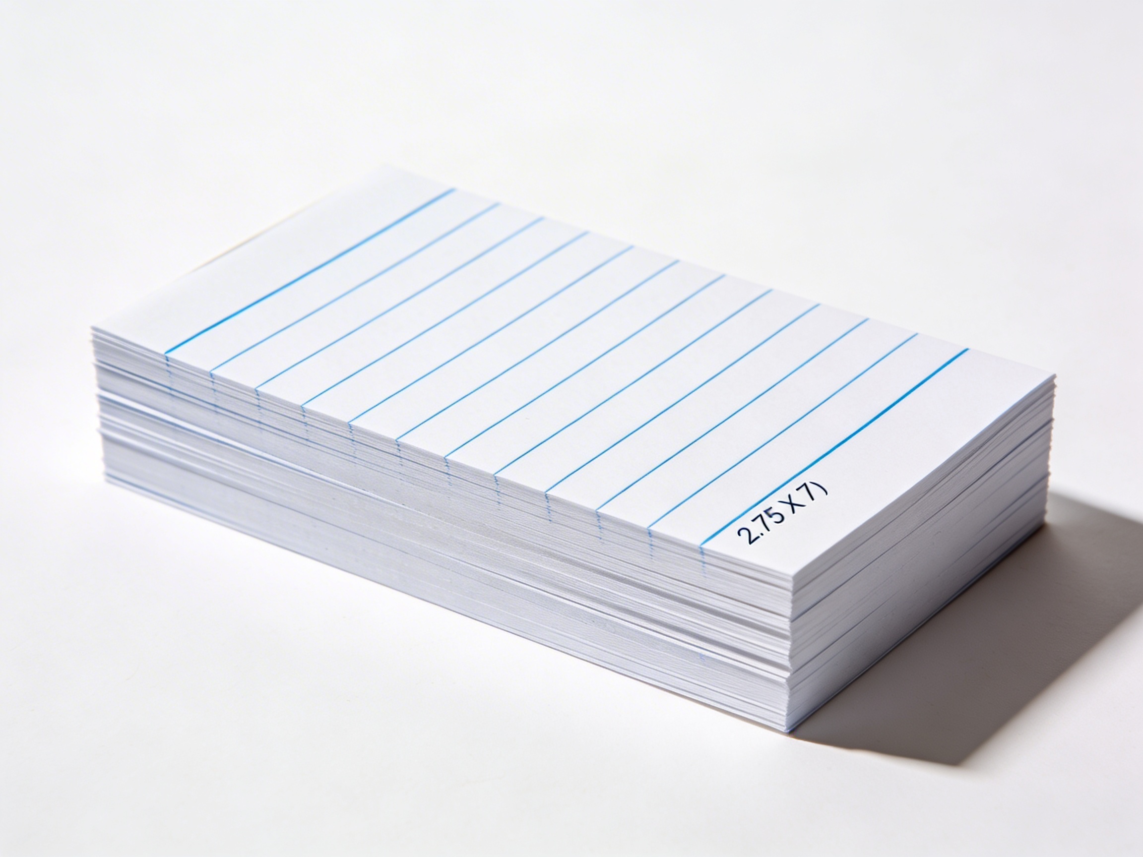 Writing Paper: Blue Lines - 2.75 X 7 In (500)